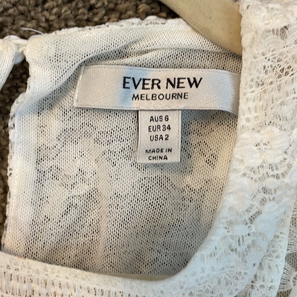 EVER NEW White Lace Dress - Picture 4 of 8